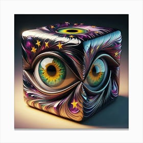 Eye Of The Cube Canvas Print