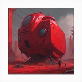 Red Planet Canvas Print