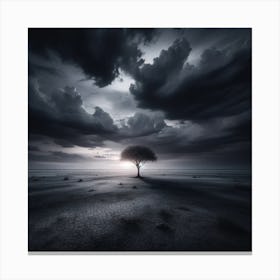 Lone Tree Dreamscape 1 Canvas Print