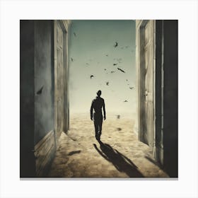Escaping From Your Past Canvas Print