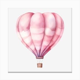 Pink Hot Air Balloon 5 Canvas Print