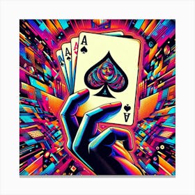 Ace Of Spades 2 Canvas Print