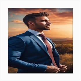 Man In A Suit 1 Canvas Print