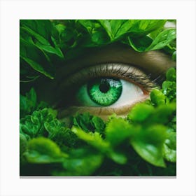 Green Eye 1 Canvas Print