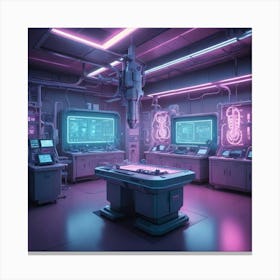 Futuristic Room Canvas Print