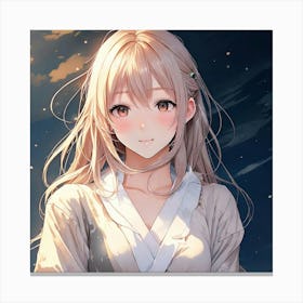 Firefly Serene Anime Girl With Stoic Expression 36801 (2) Canvas Print