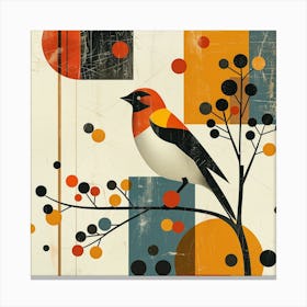 Bird On A Branch 2 Canvas Print