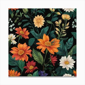 Flower Garden Canvas Print