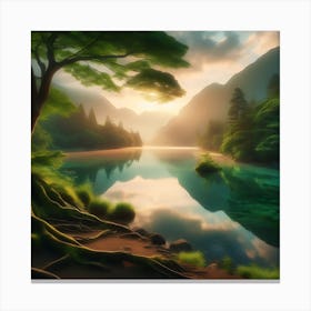 Landscape Painting 6 Canvas Print