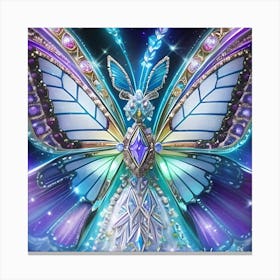 Butterfly Of The Night Canvas Print