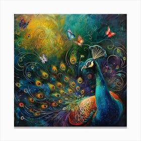 Peacock Canvas Print