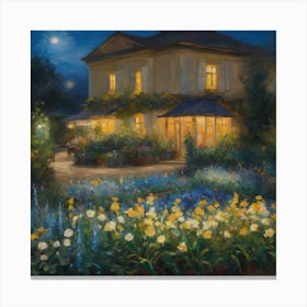 House aglow Canvas Print