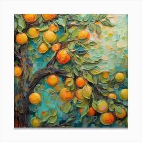 Orange Tree Canvas Print