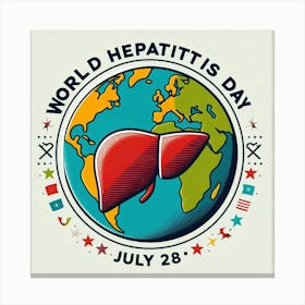 World Hepatitis Day 1 Canvas Print