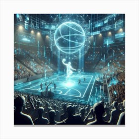 Basketball Arena Canvas Print