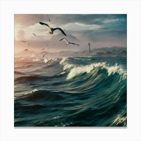 Write An Accurate Description Of The Sea Landsca (1) Canvas Print