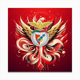 S.L. Benfica Logo Wall Art 14 Canvas Print