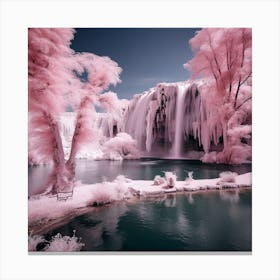 Infrared Waterfall Canvas Print