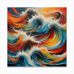 Ocean Waves 8 Canvas Print