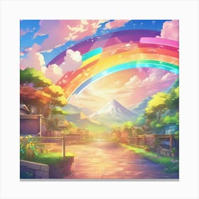 Rainbow In The Sky 1 Canvas Print