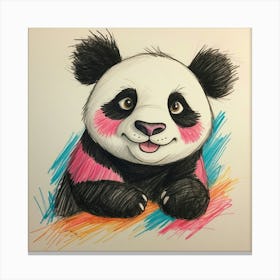 Panda Bear 45 Canvas Print