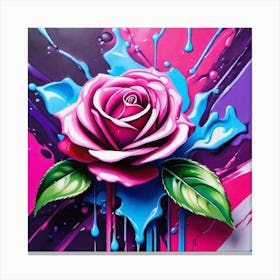 Pink Rose Canvas Print