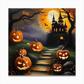 Halloween Pumpkins 18 Canvas Print