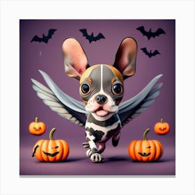 Halloween Dog Canvas Print