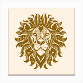 Lion Head 3 Canvas Print