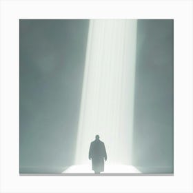 Man Walking In The Light Canvas Print