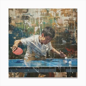 Ping Pong Canvas Print