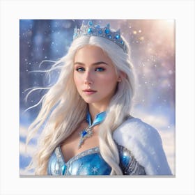 A Snow Queen Canvas Print