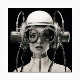 Futuristic Woman 11 Canvas Print