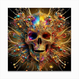 Skull Art Canvas Print