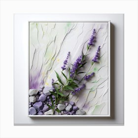 Lavender Painting Canvas Print