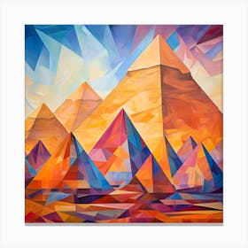 Pyramids Of Giza 9 Canvas Print