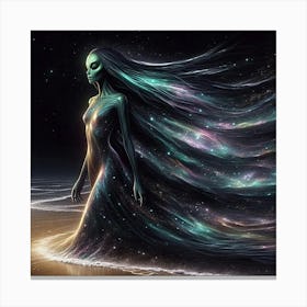 Alien Woman 2 Canvas Print