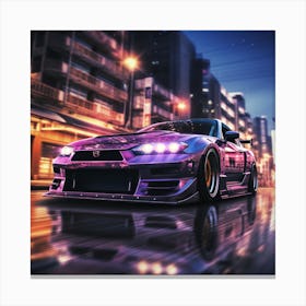 Nissan Gtr Wallpaper Canvas Print