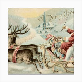 Vintage Christmas 11 Canvas Print