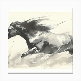 Chinese Horse Canvas Print