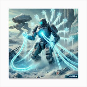 Tundra Manipulator Cryo Healing Canvas Print