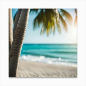 Palm tree paradise Canvas Print