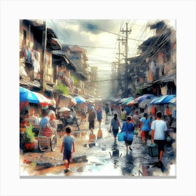 the street Canvas Print