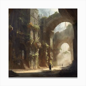 Ruins Of A City 9 Canvas Print