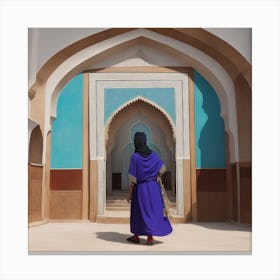 Moroccan architecture Canvas Print