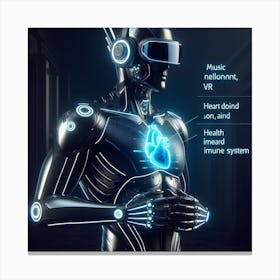 Humanoid Robot 3 Canvas Print