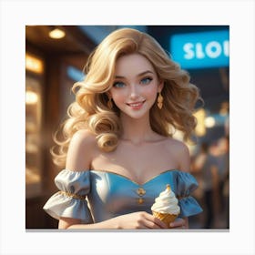 Sexy Doll 3 Canvas Print