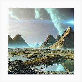 Alien Landscape Canvas Print