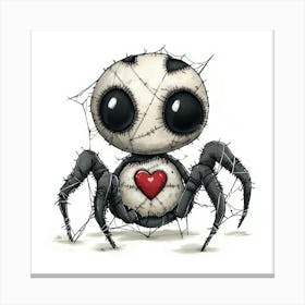 Spider With A Heart Toile