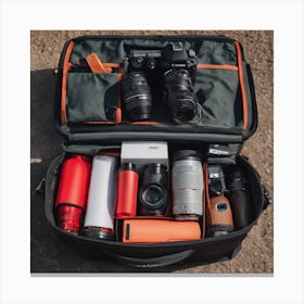 Camera Bag Canvas Print